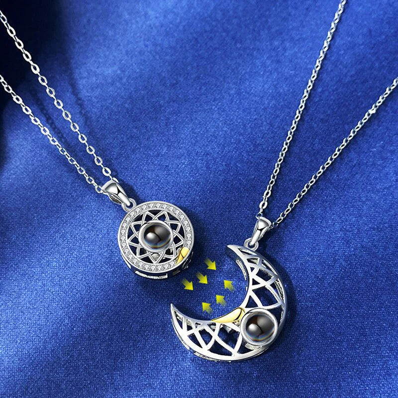 CADENA PARA PAREJAS SOL Y LUNA